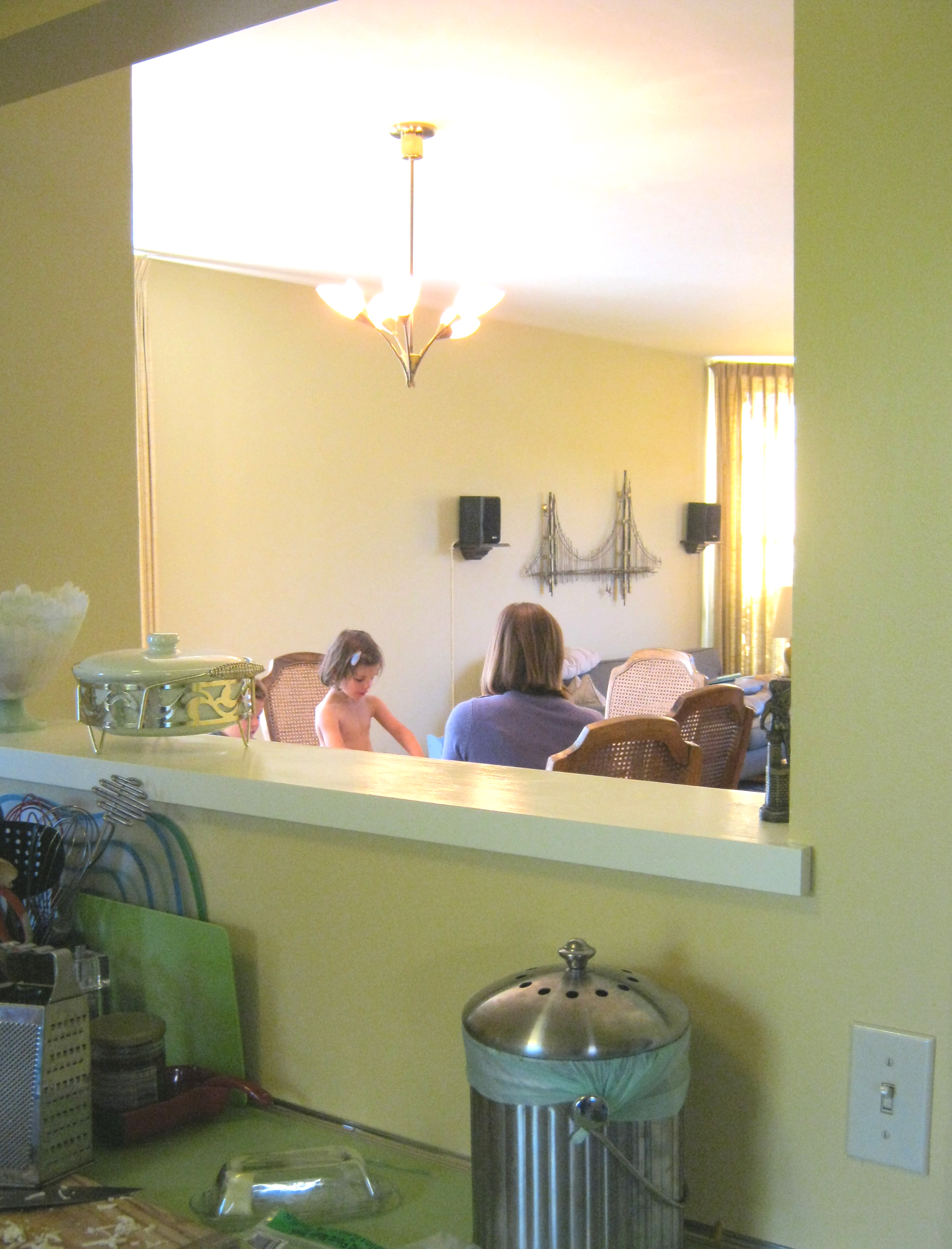 looking through towards dinner