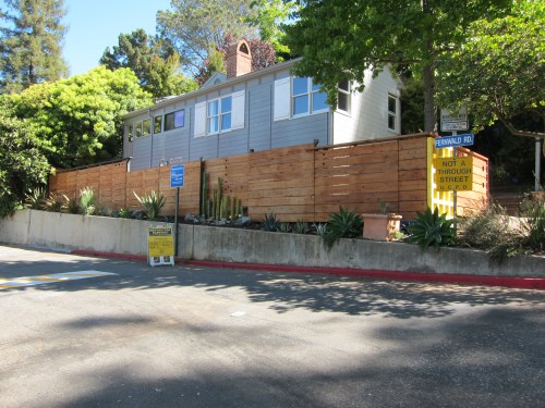 Fence with peep holes