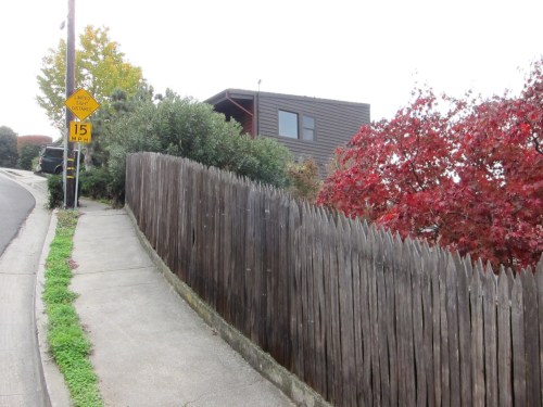 Approaching the house