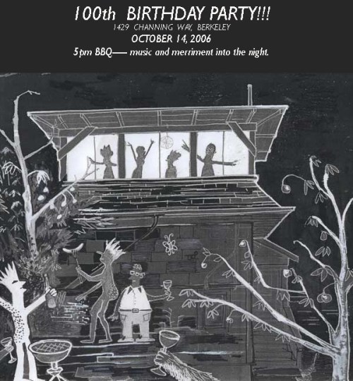 100th Birthday party invitation