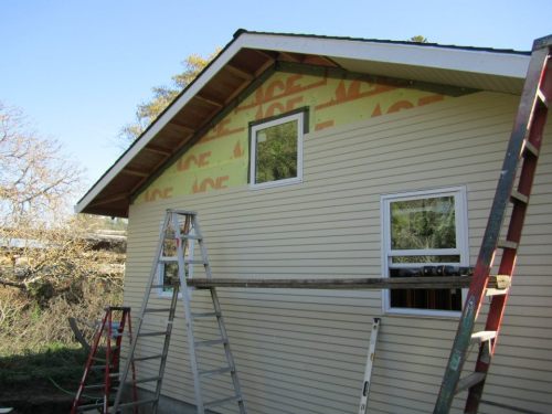 Rainscreen siding and Serious windows