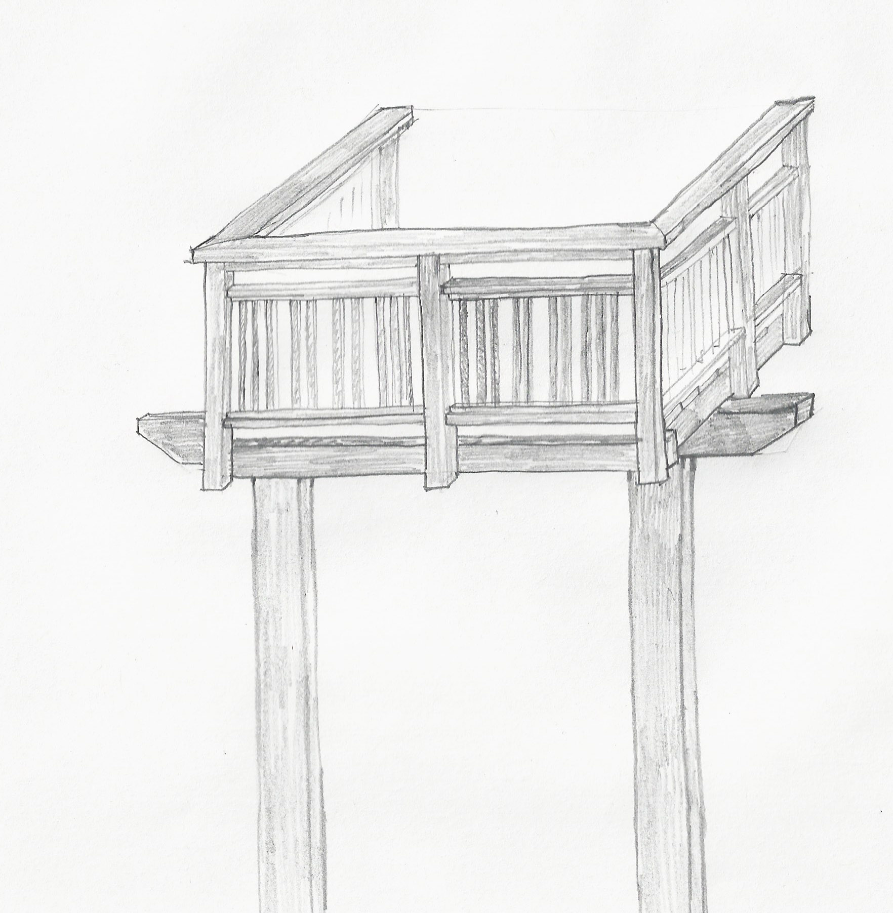 railing sketch