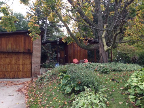 Mid century house on Quarton Lake