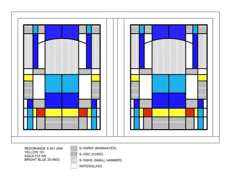 Pair of windows for the bedroom