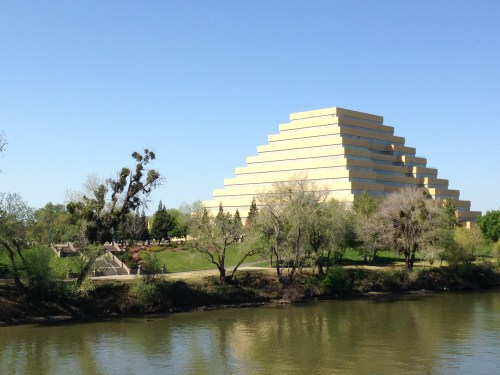 pyramid on the sacramento river