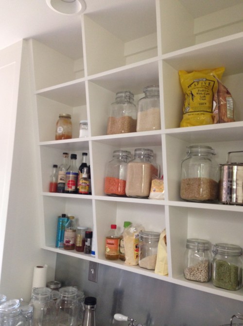 Angled Pantry Shelves 1 