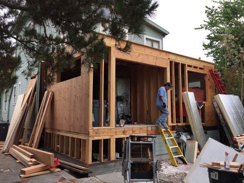 Addition at the back