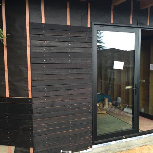 black siding