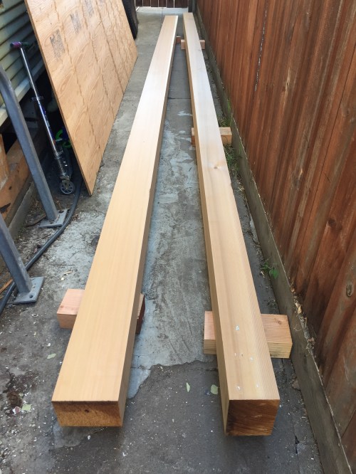 cedar truss chords